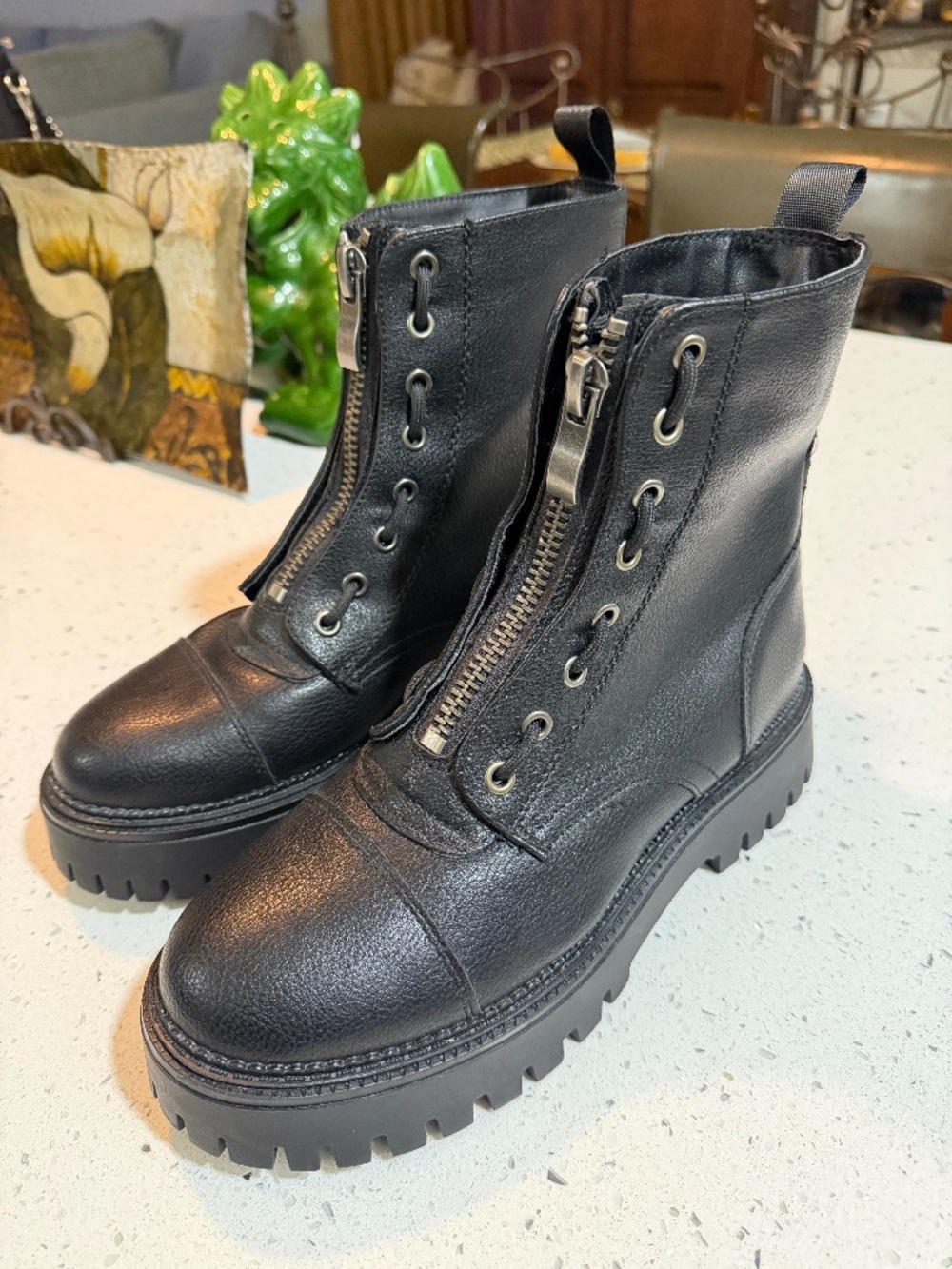 Sincerely Jules Black Moto Boots